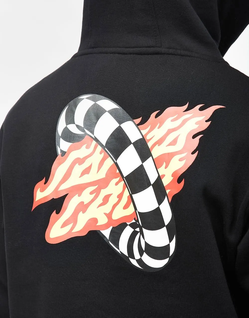 Santa Cruz Goal Flame Pullover Hoodie - Black