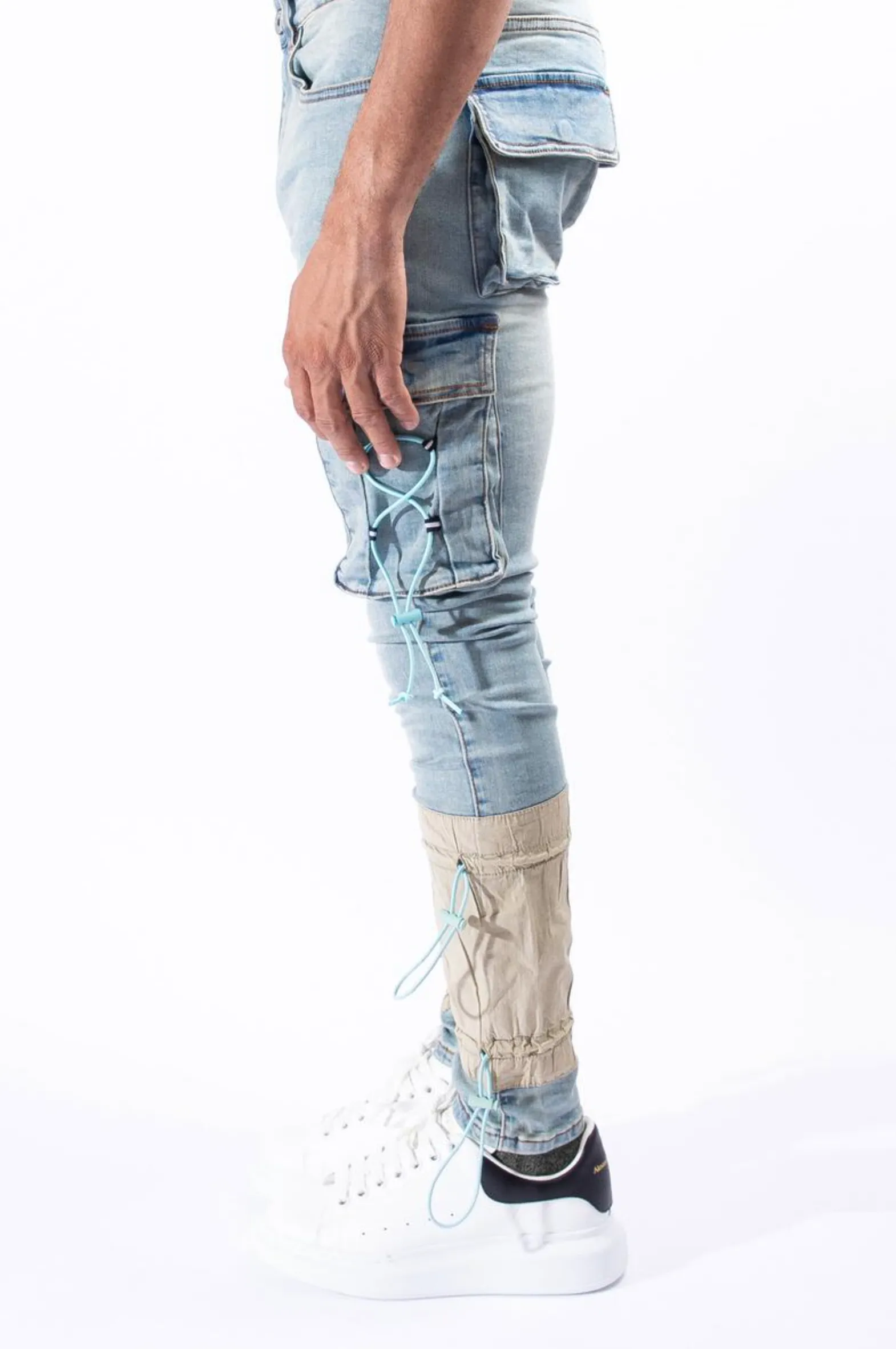 Serenede "Cyber Cloud" Cargo Jeans