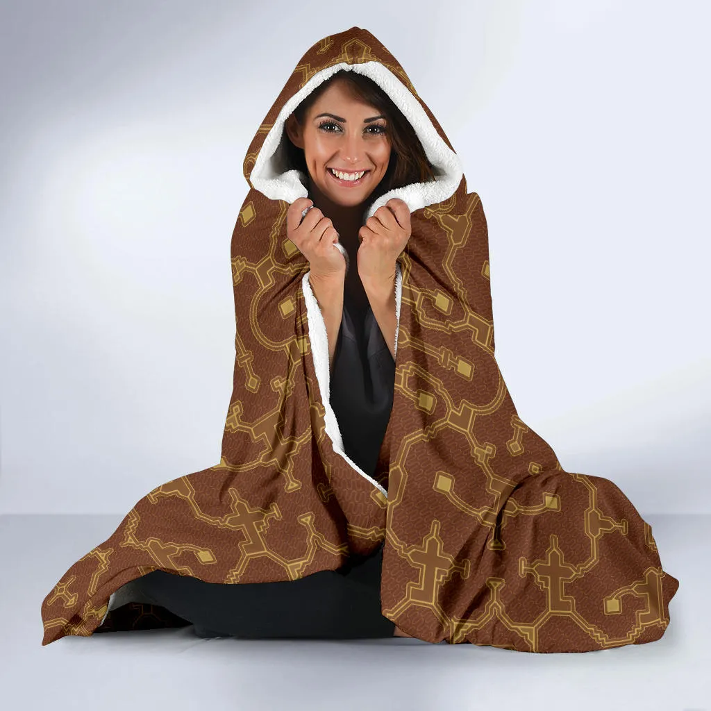 Shipibo Conibo - Red | Hooded Blanket | Mandalazed