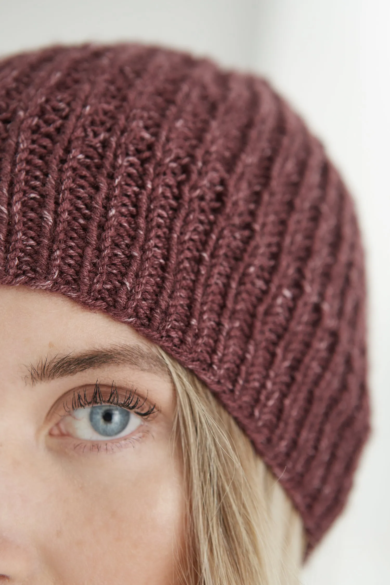 Slouch Rib Hat (Knit)