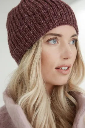 Slouch Rib Hat (Knit)