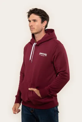 Squadron Mens Hoodie - Burgundy