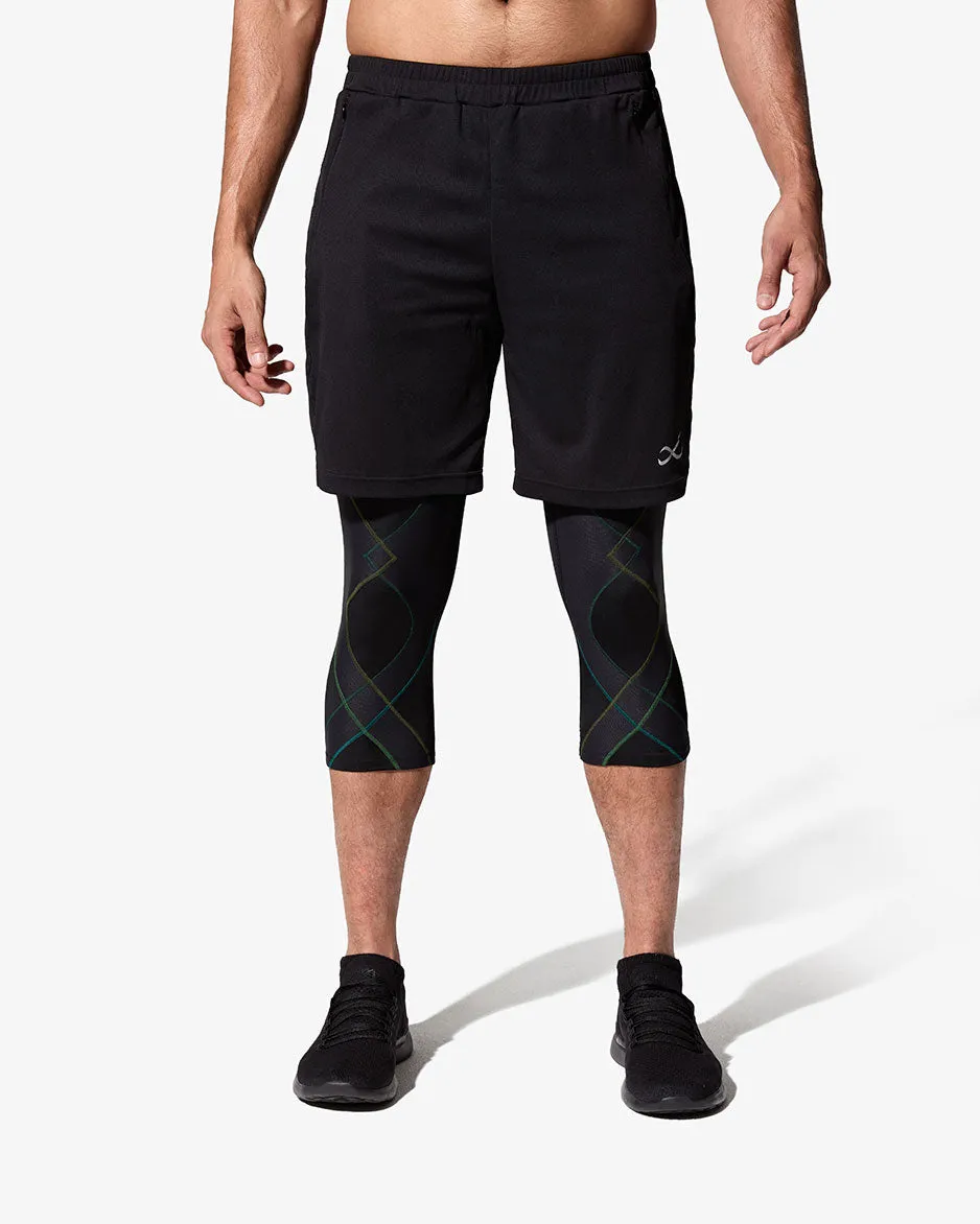 Stabilyx Joint Support 3/4 Compression Tight: Men's Black/Forest