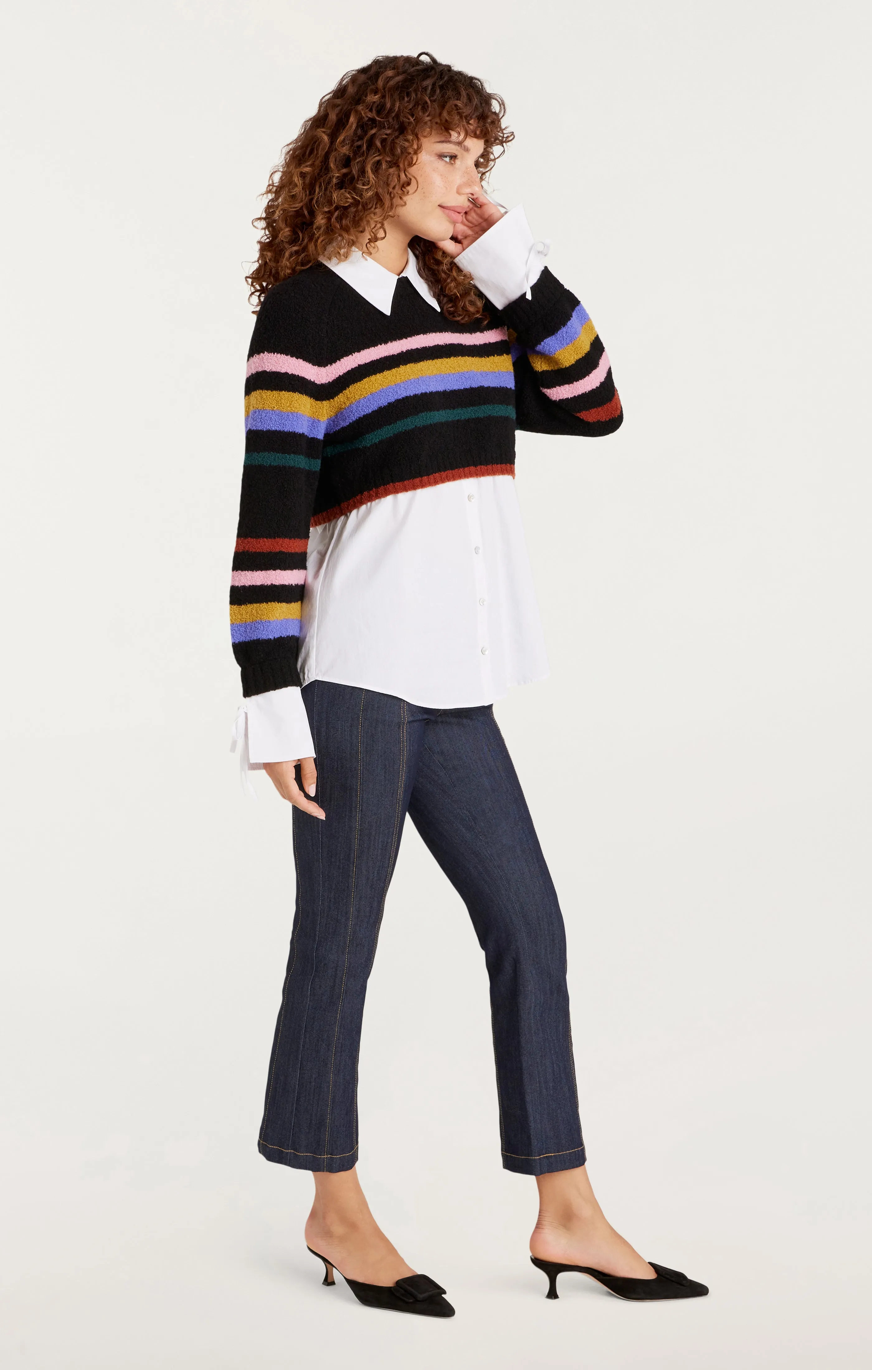 Striped Nelida Pullover