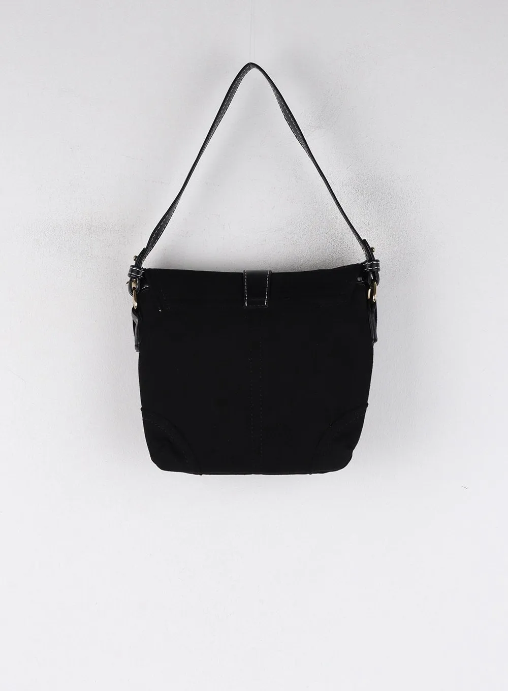 Suede Buckle Shoulder Bag CD311