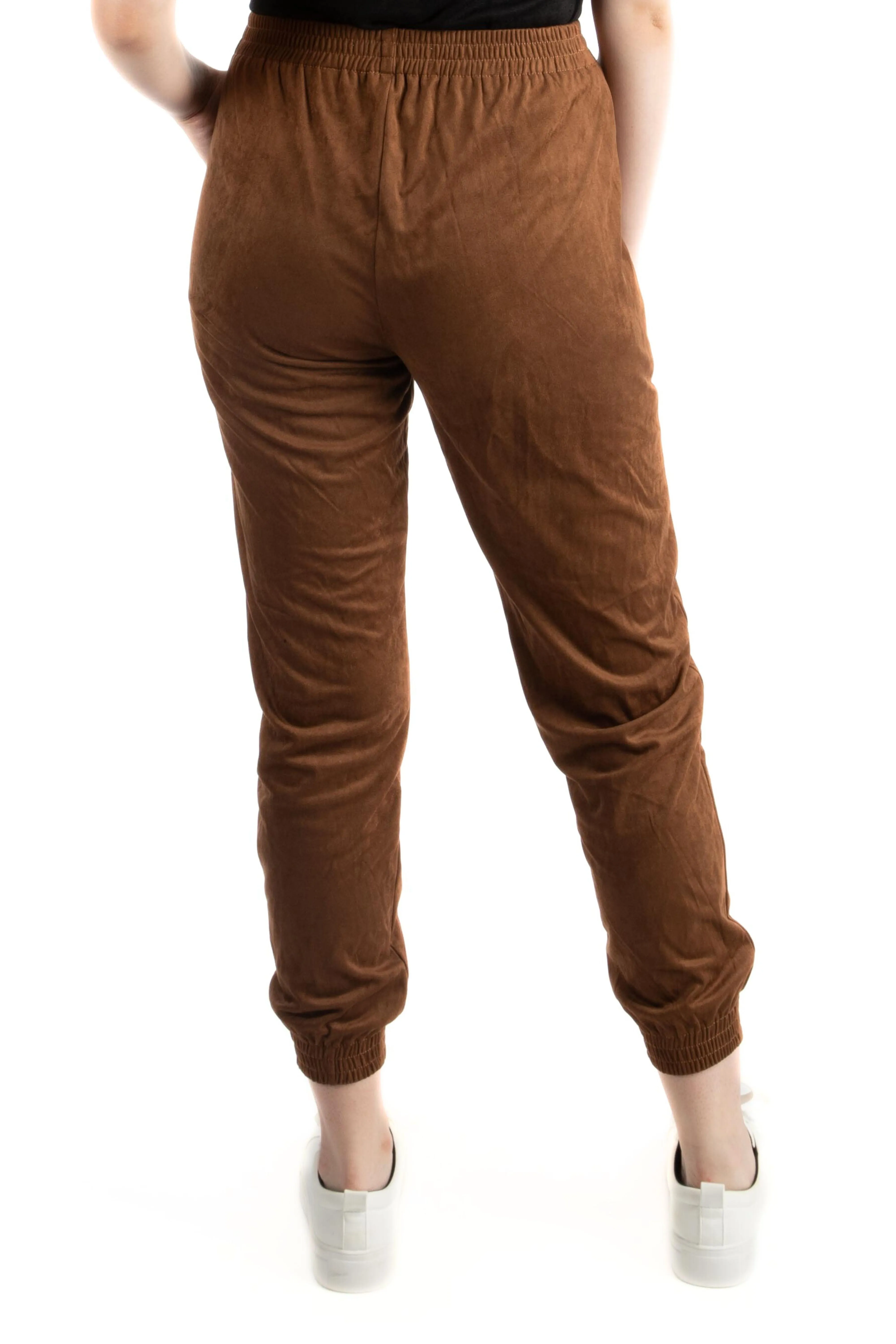 Suede Jogger Pants