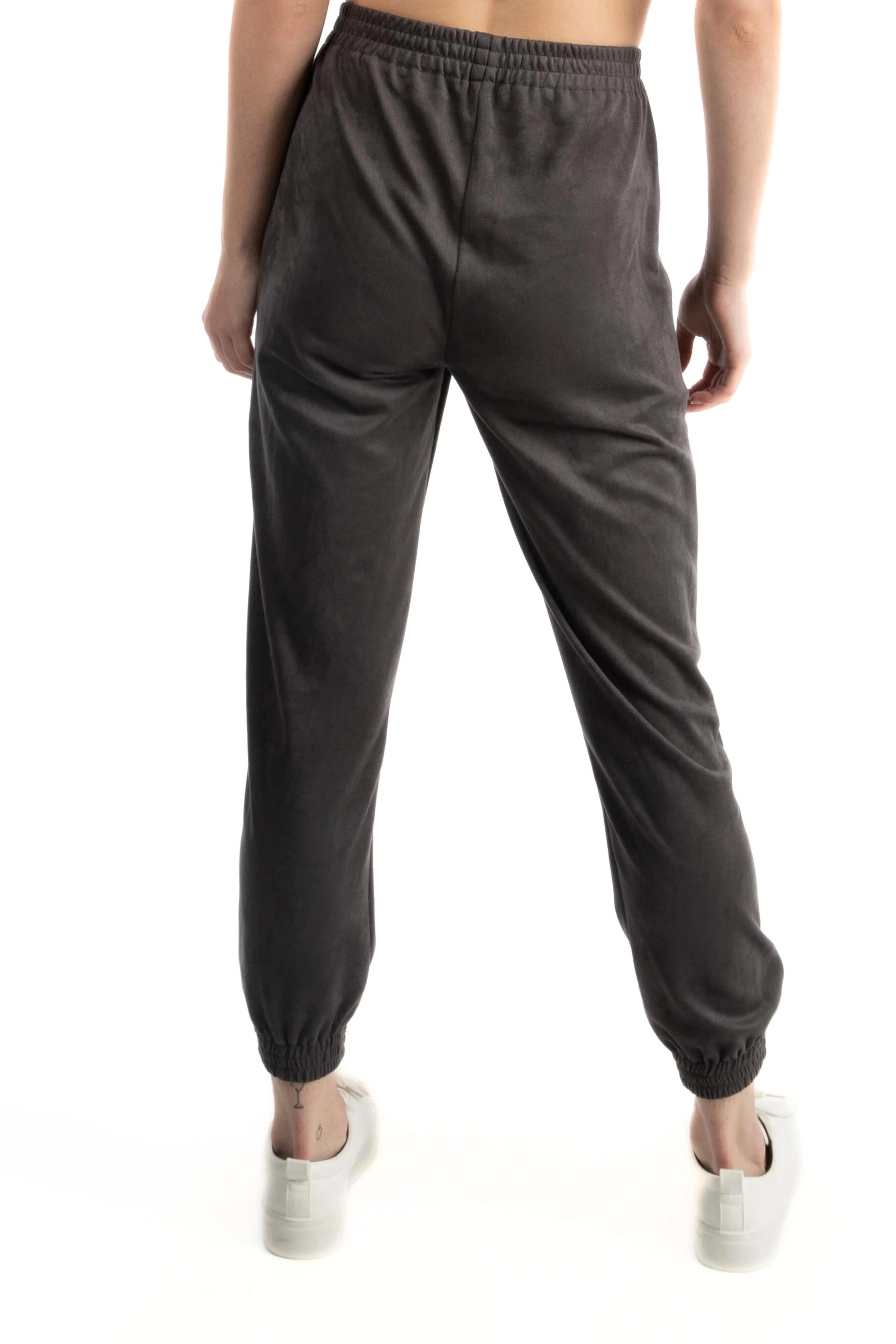 Suede Jogger Pants