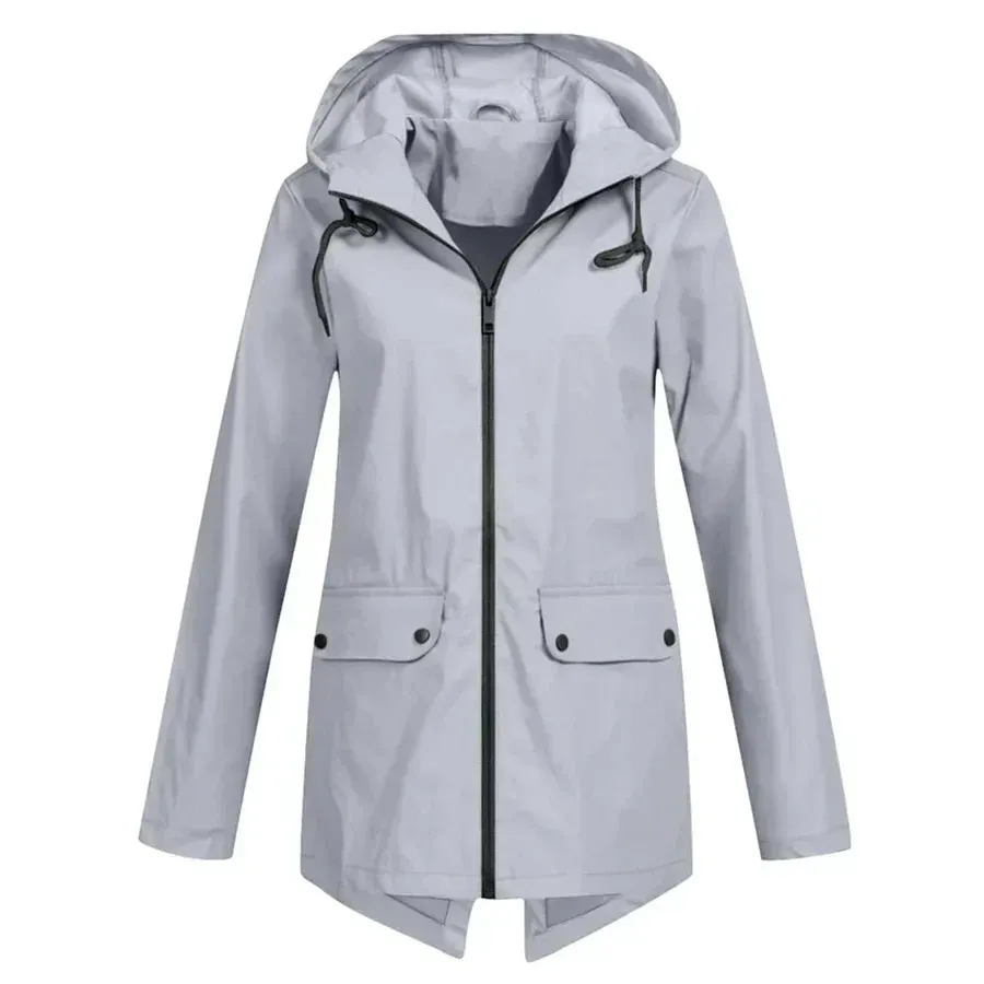 Tamara - waterproof coat with zipper for women