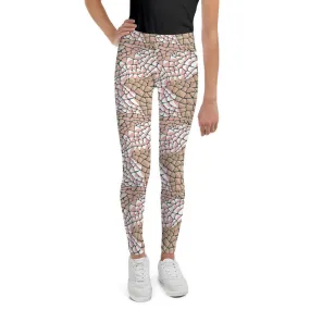 Tan Animal Print Youth Leggings