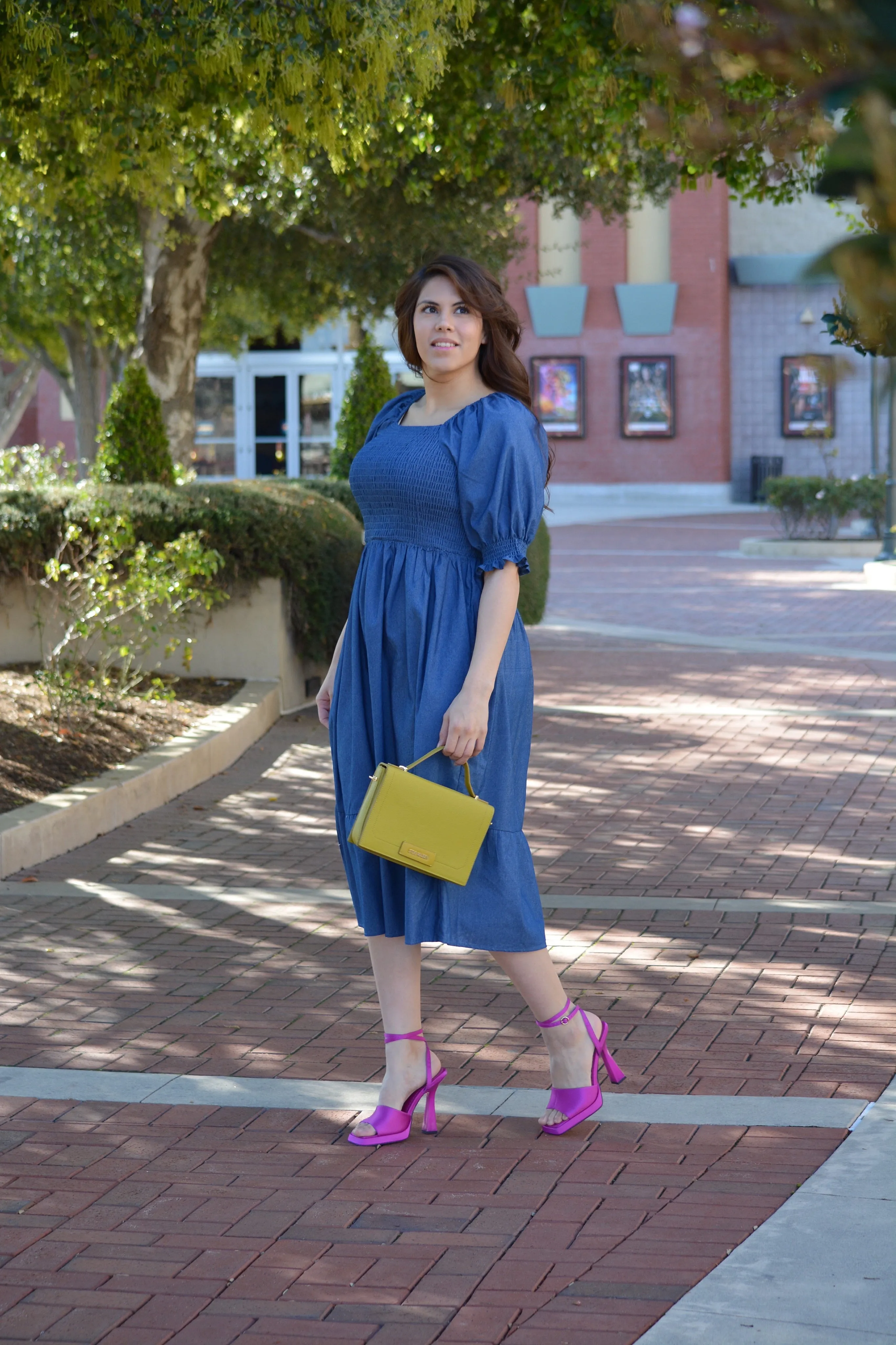 Tanya Denim Midi Dress