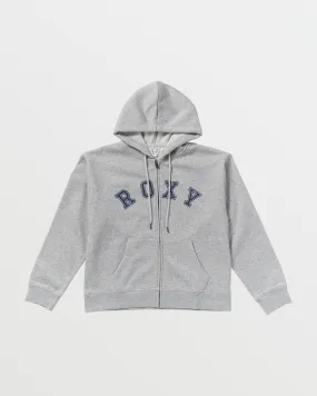 Team Roxy Evening Hike Zip-Up Sweatshirt - Heritage Heather