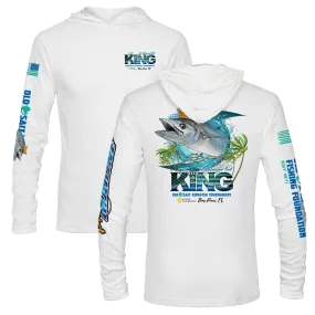 The KING - Fall 2024 - Long Sleeve - Tournament Hoodie - White