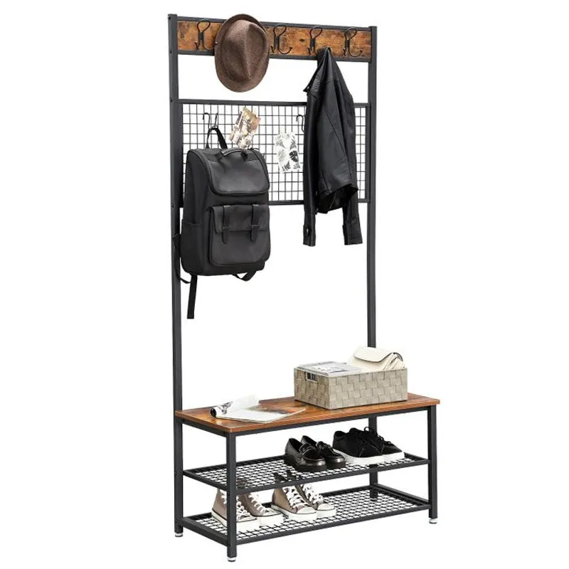 Vasagle Coat Rack Stand with with Shoe Storage Bench