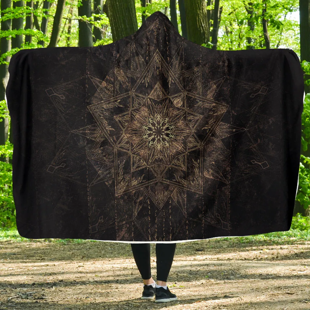 Witchcraft Star Mandala | Hooded Blanket | Mandalazed