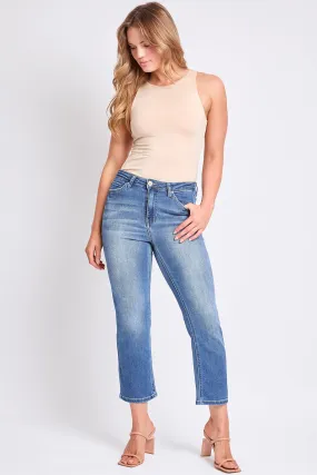 Women's High Rise Vintage Stretch Straight Leg Jeans