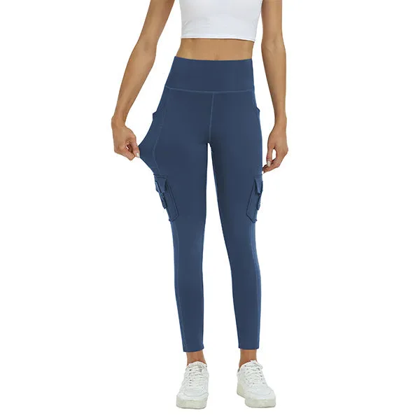 Women's High Waist Sports Pocket Pants