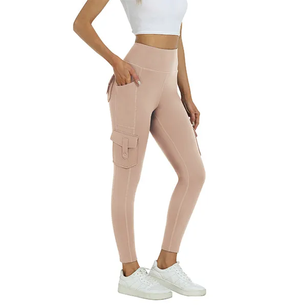 Women's High Waist Sports Pocket Pants