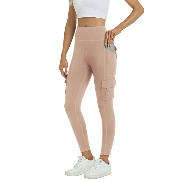 Women's High Waist Sports Pocket Pants