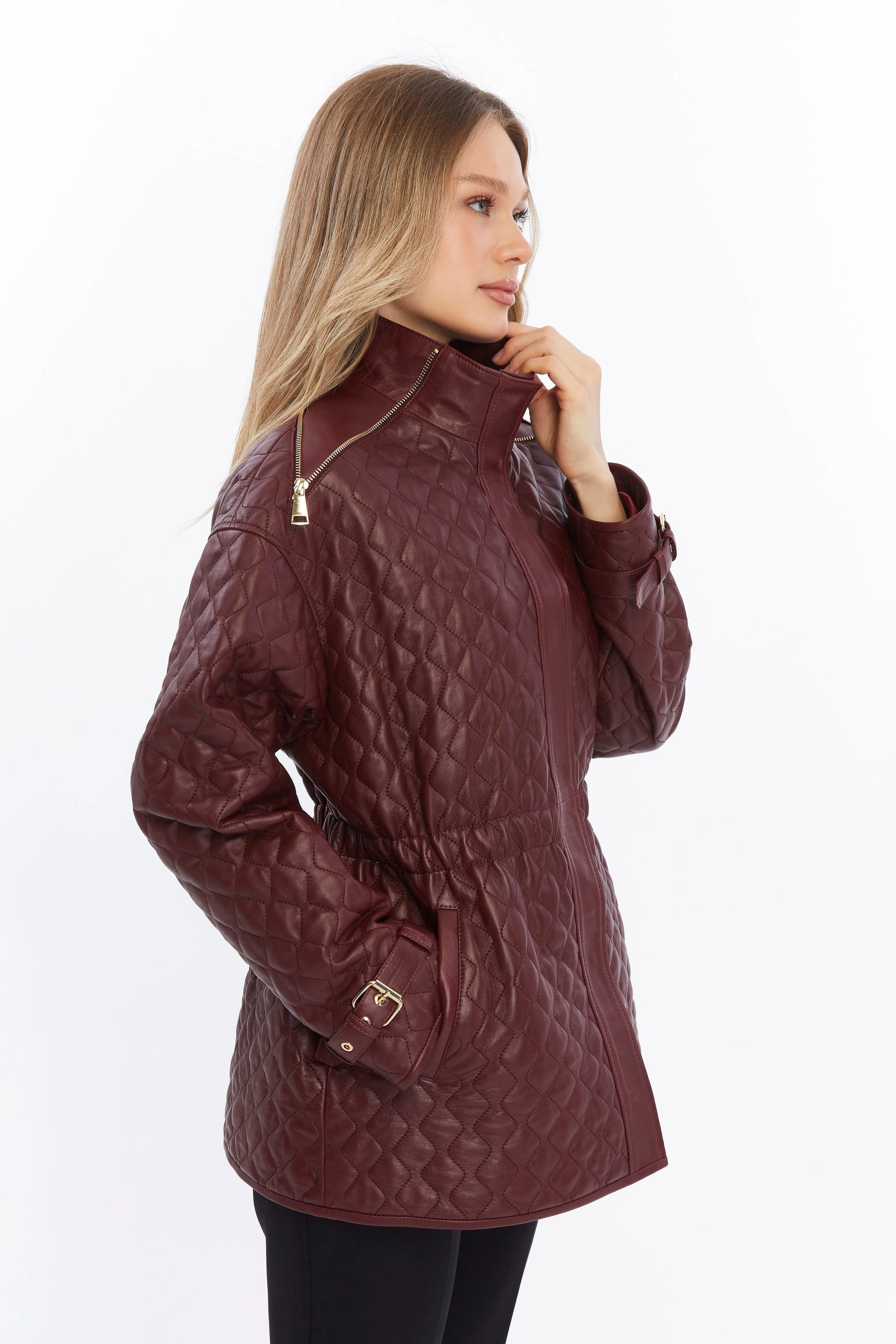 Women's Leather Coat