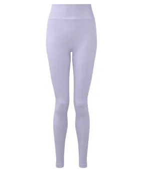 Womens TriDri® recycled seamless 3D fit multi-sport flex leggings | Lilac Melange