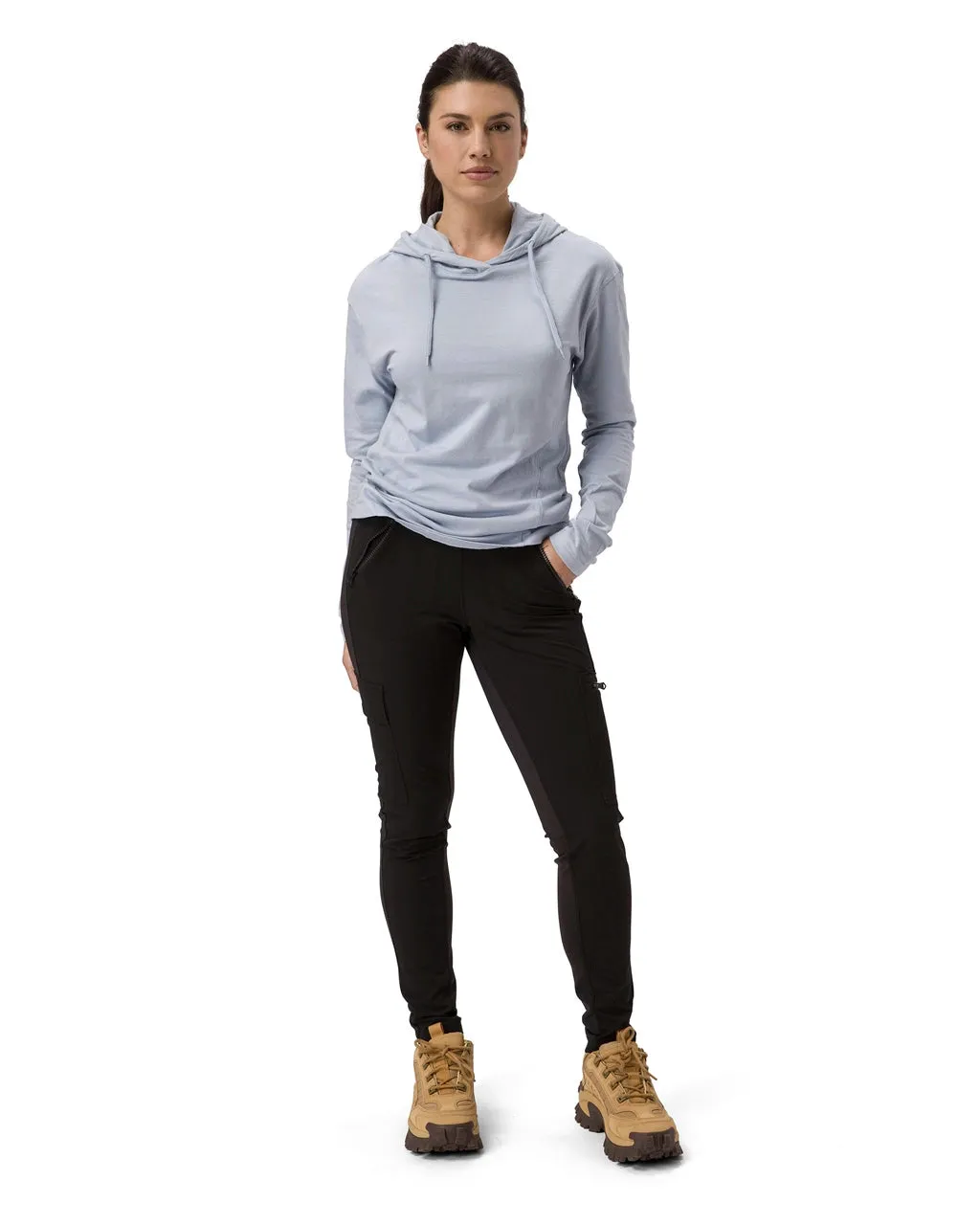 Women's UPF Long Sleeve Hooded Shirt