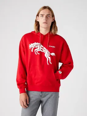 Wrangler 75th Anniversary Hoodie Red