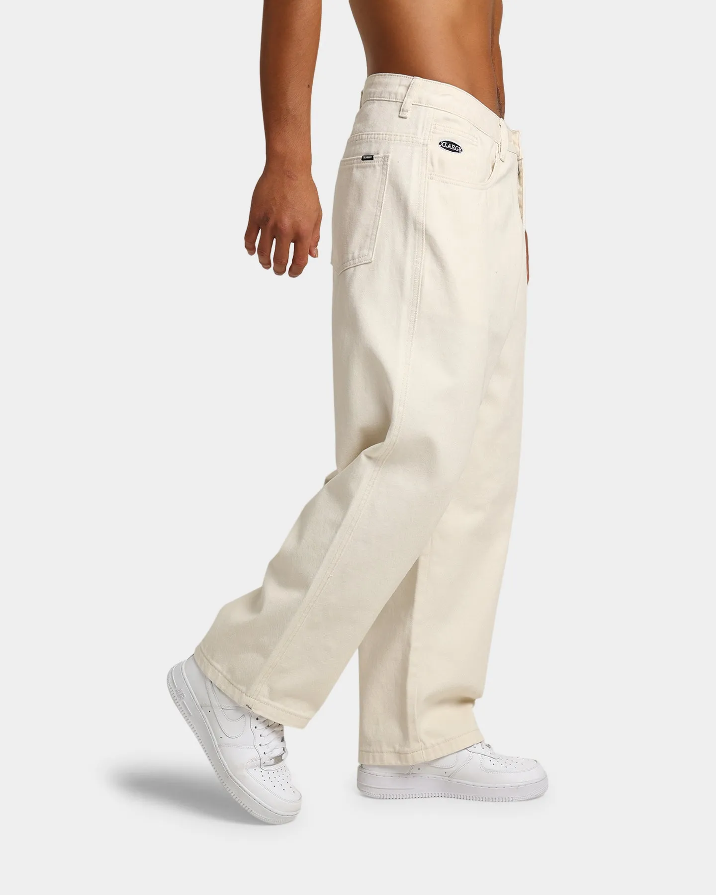 X-Large Bull Denim 91 Pants Cream